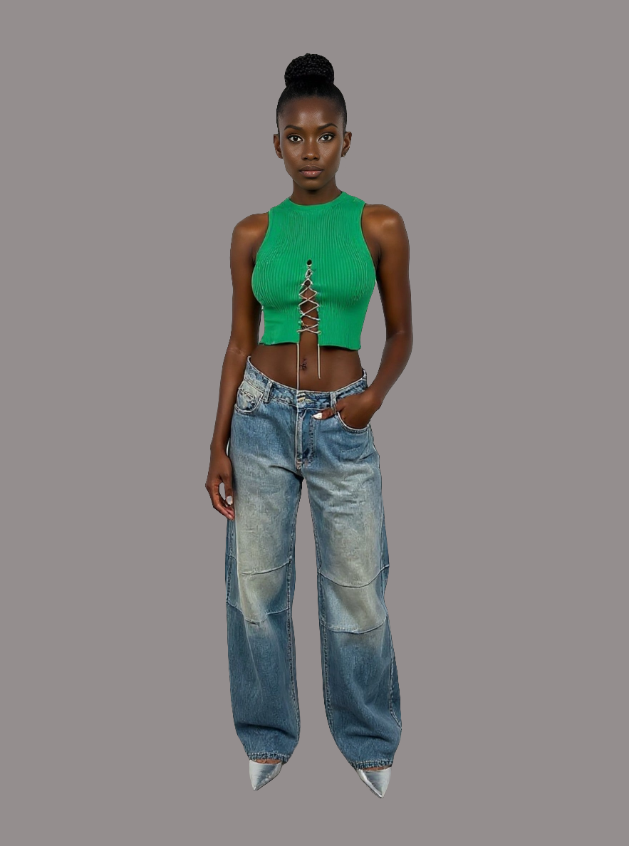 The Verge Jean – (Blue & Black)
