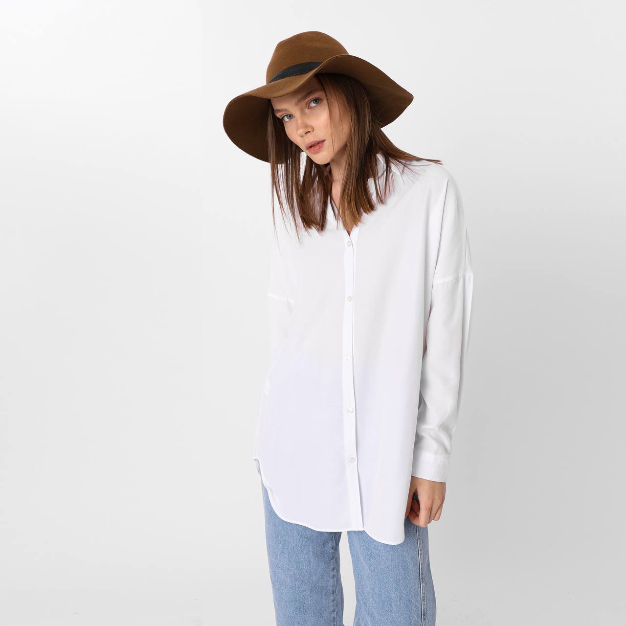 Poplin White Shirt