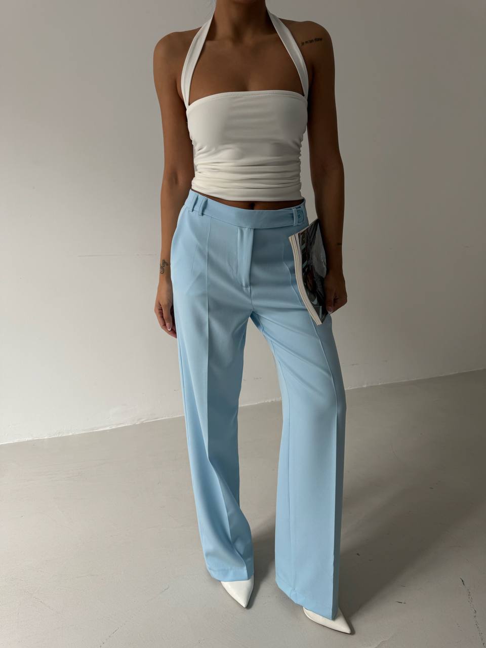 The Haze Trousers – Blue & Brown