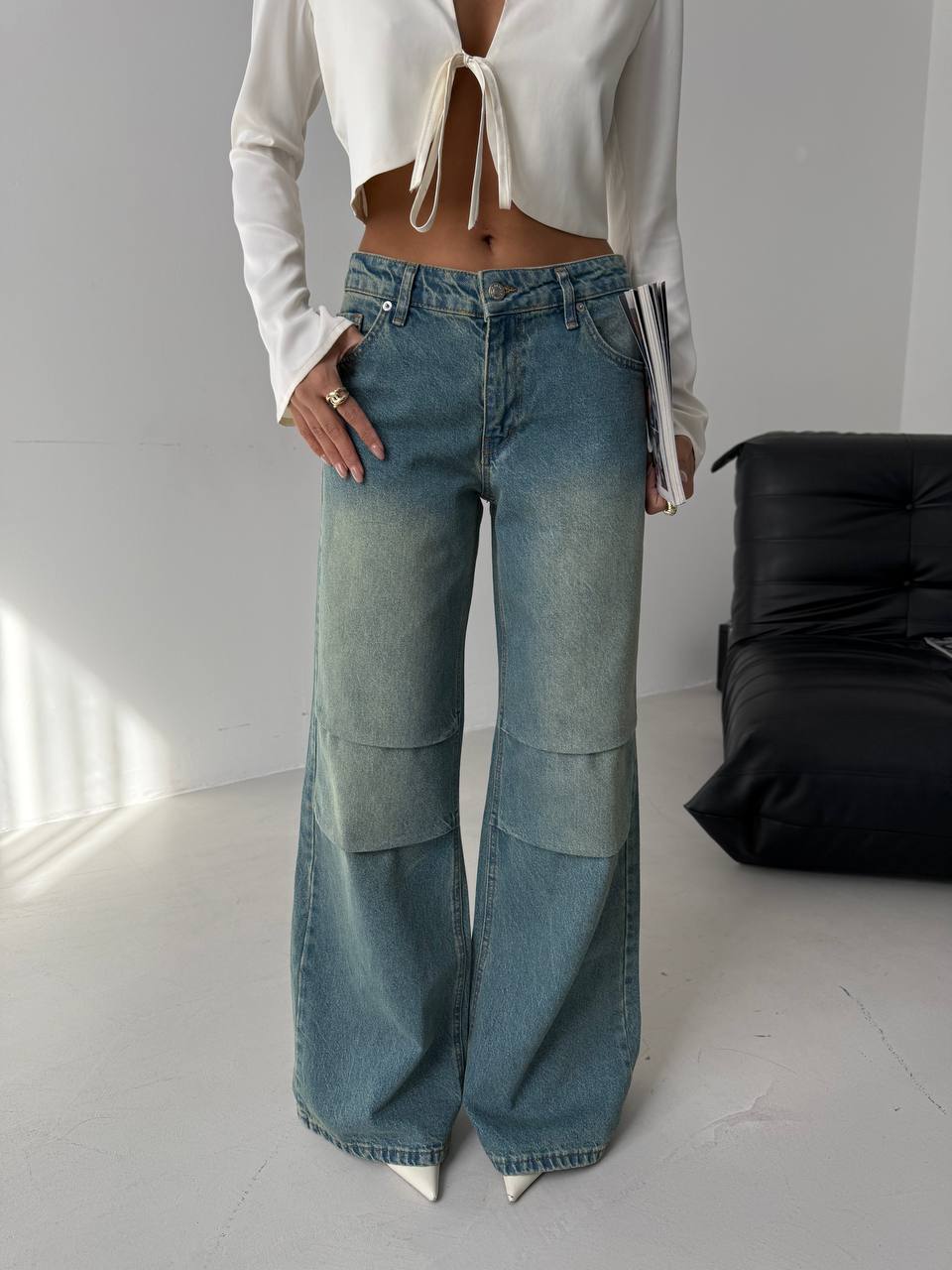 The Verge Jean – (Blue & Black)
