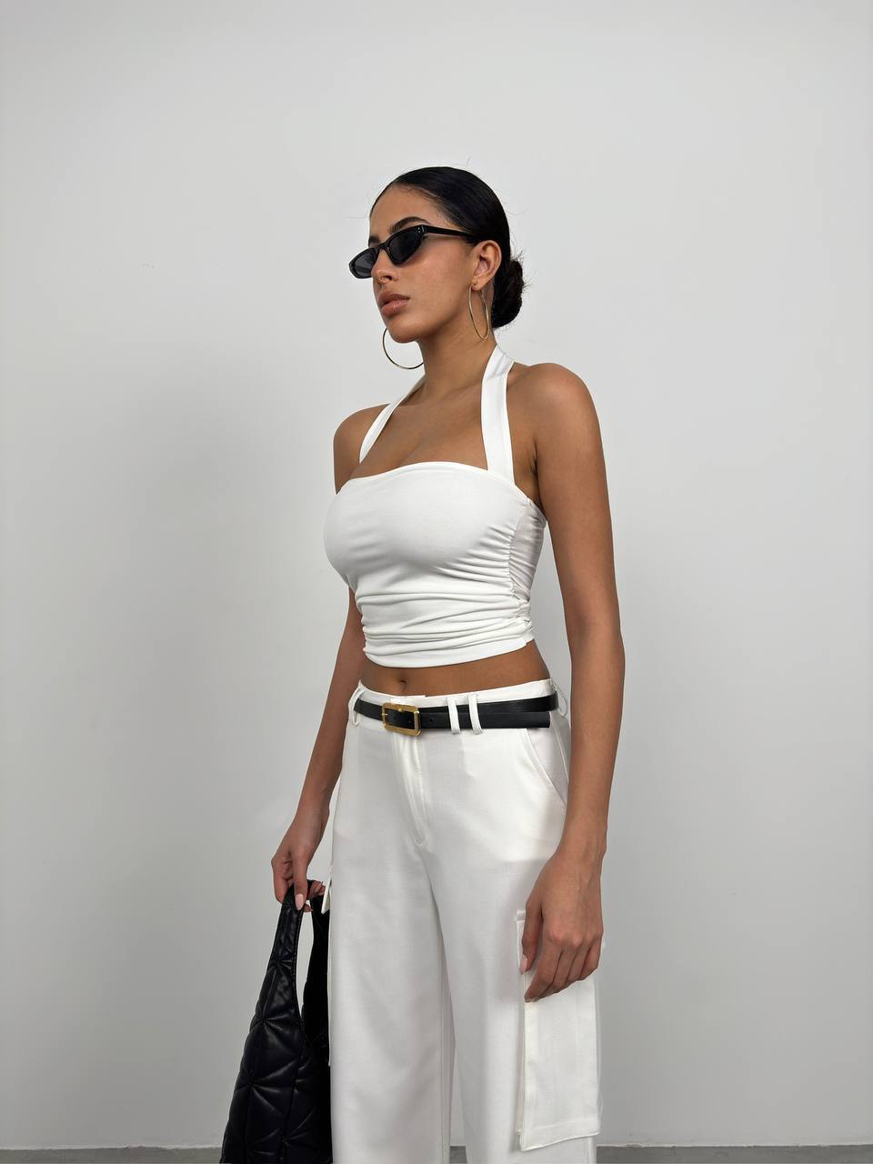 The Column Halter Top