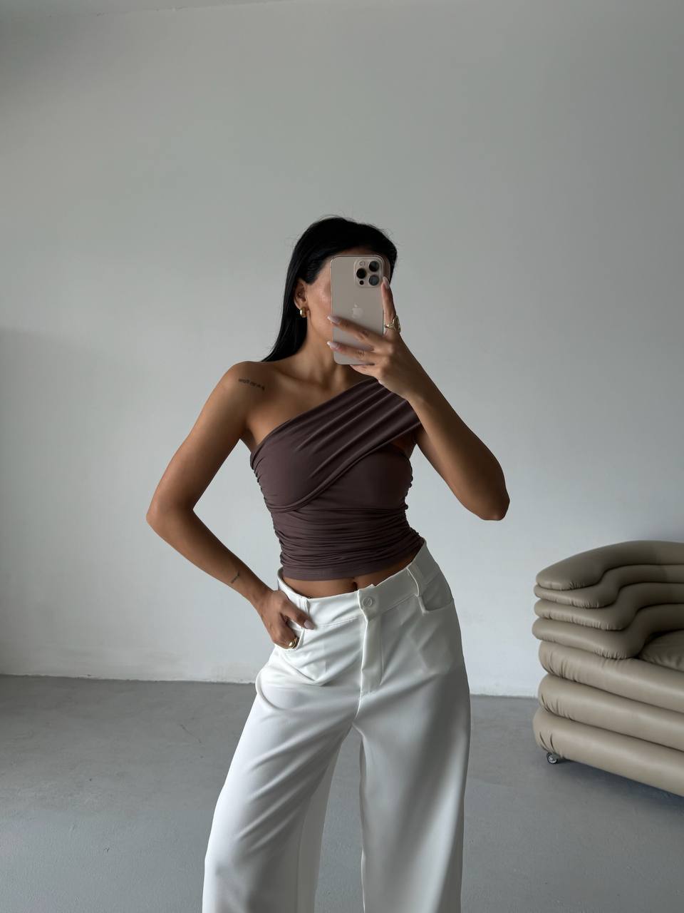 The Axis Ruched Top