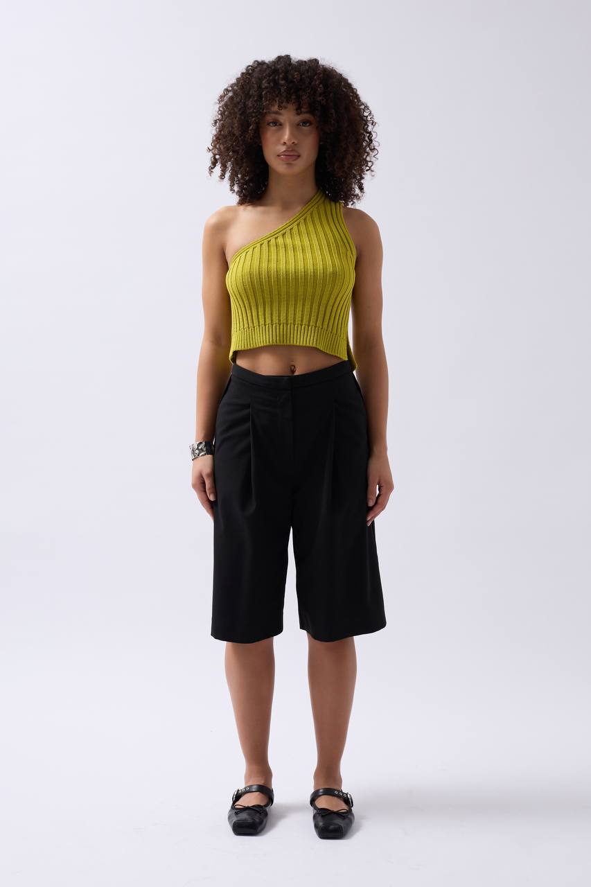 The Soleil Knit Top - Lime and Pink