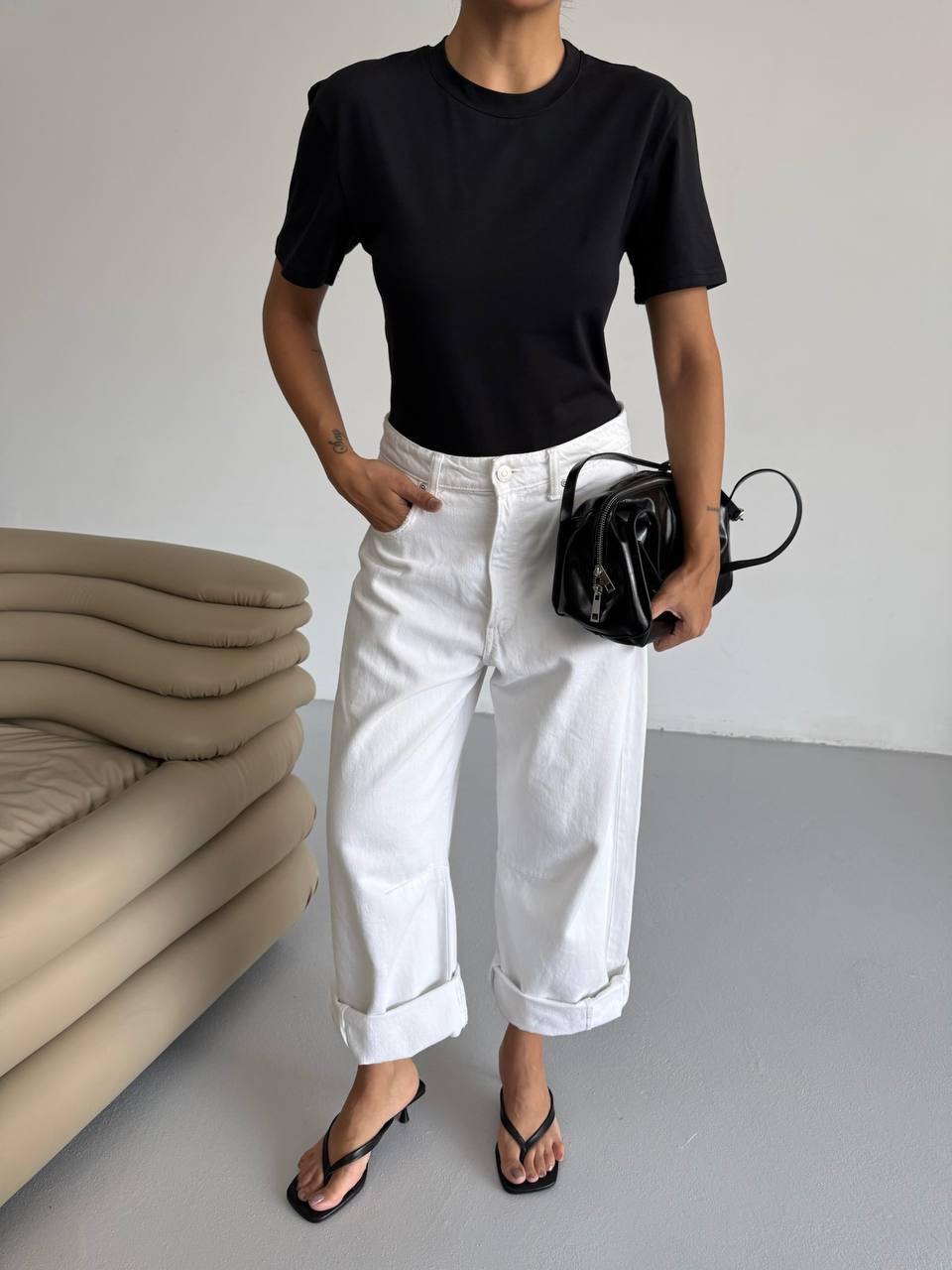 The Bare Code Bodysuit - Black & White