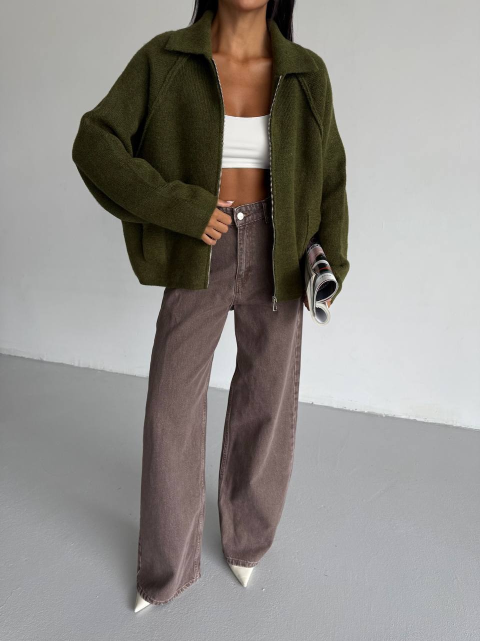 The Sylva Sweater - Forest Green