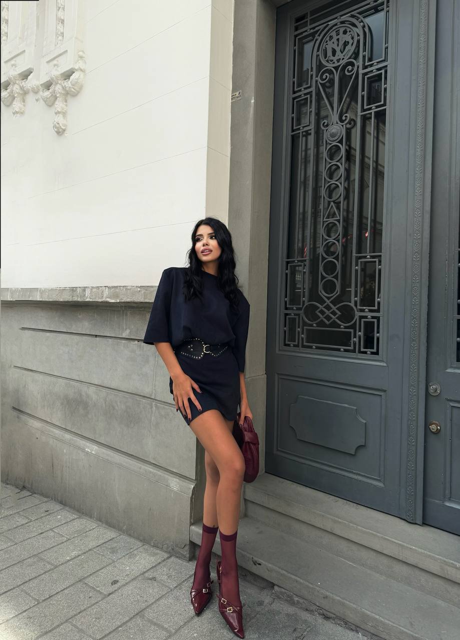 The Anya Suede Dress