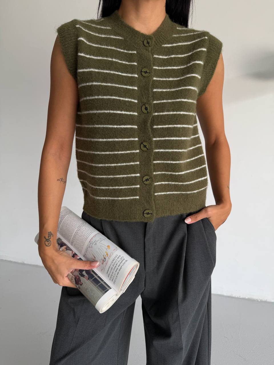 The Linea Knit Vest
