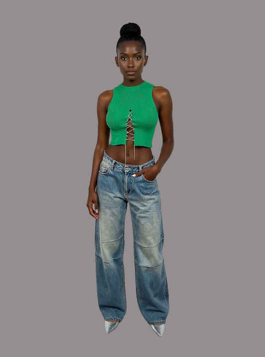 The Verge Jean – (Blue & Black)