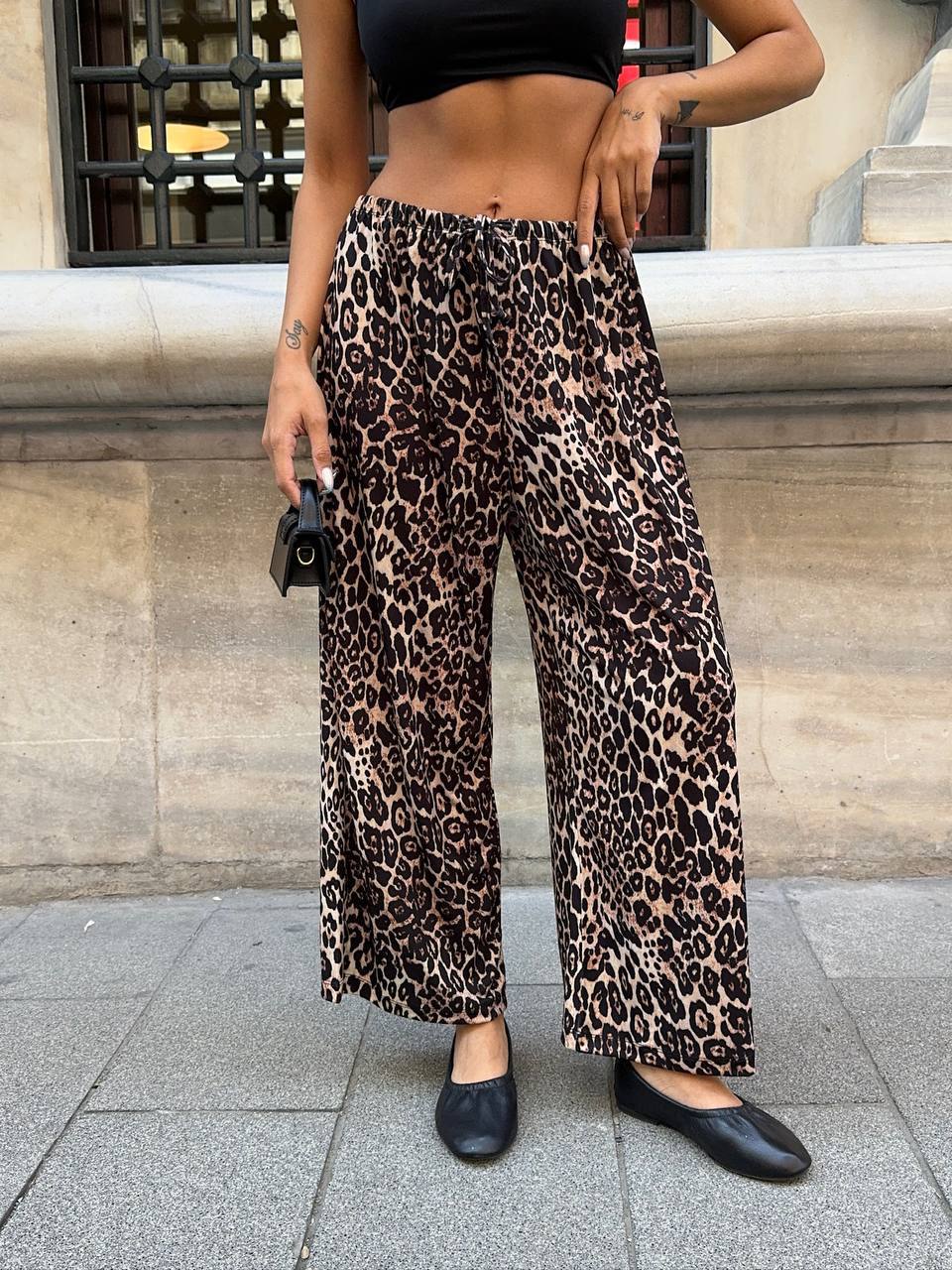 Leo Print Pants