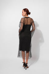 Tasi Fishnet Dress