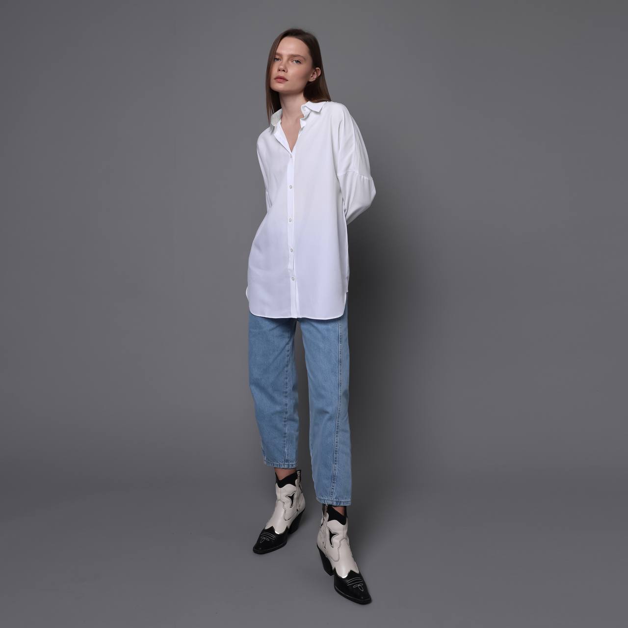 Poplin White Shirt