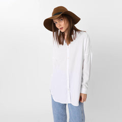 Poplin White Shirt