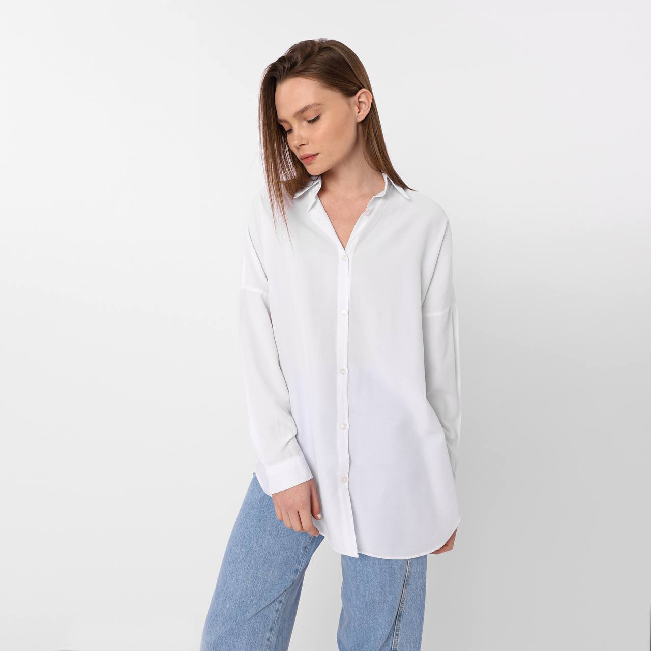 Poplin White Shirt