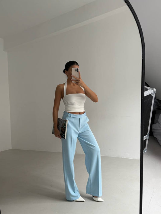 The Haze Trousers – Blue & Brown