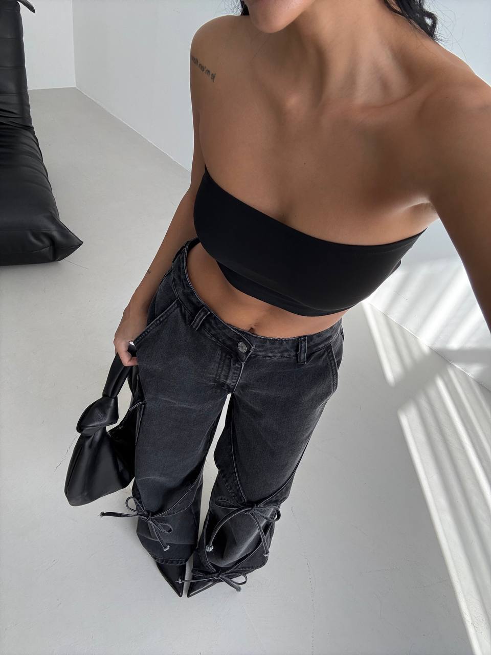 The Willow Jean – Black & Blue