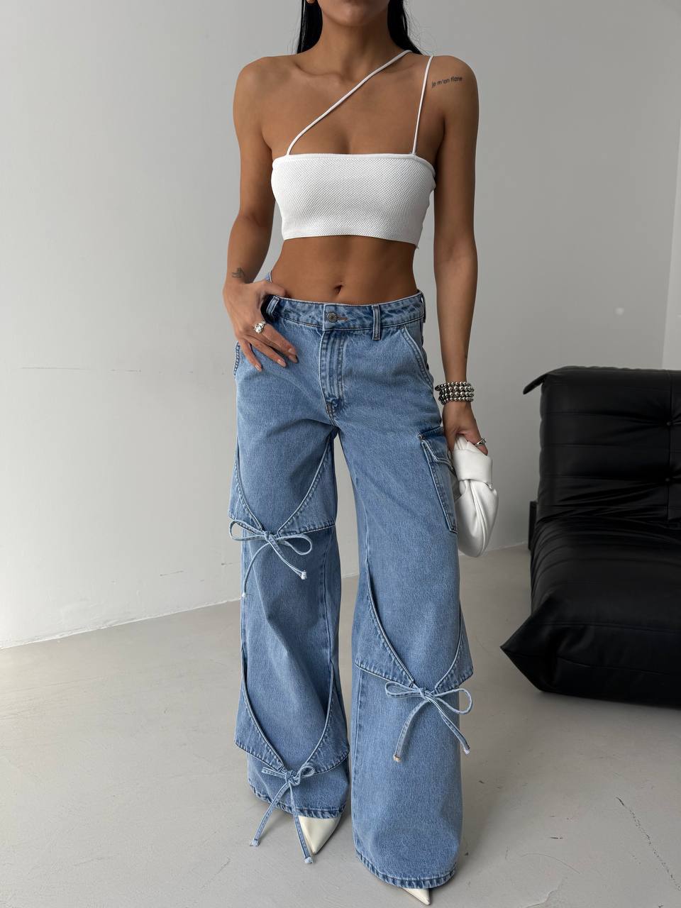 The Willow Jean – Black & Blue