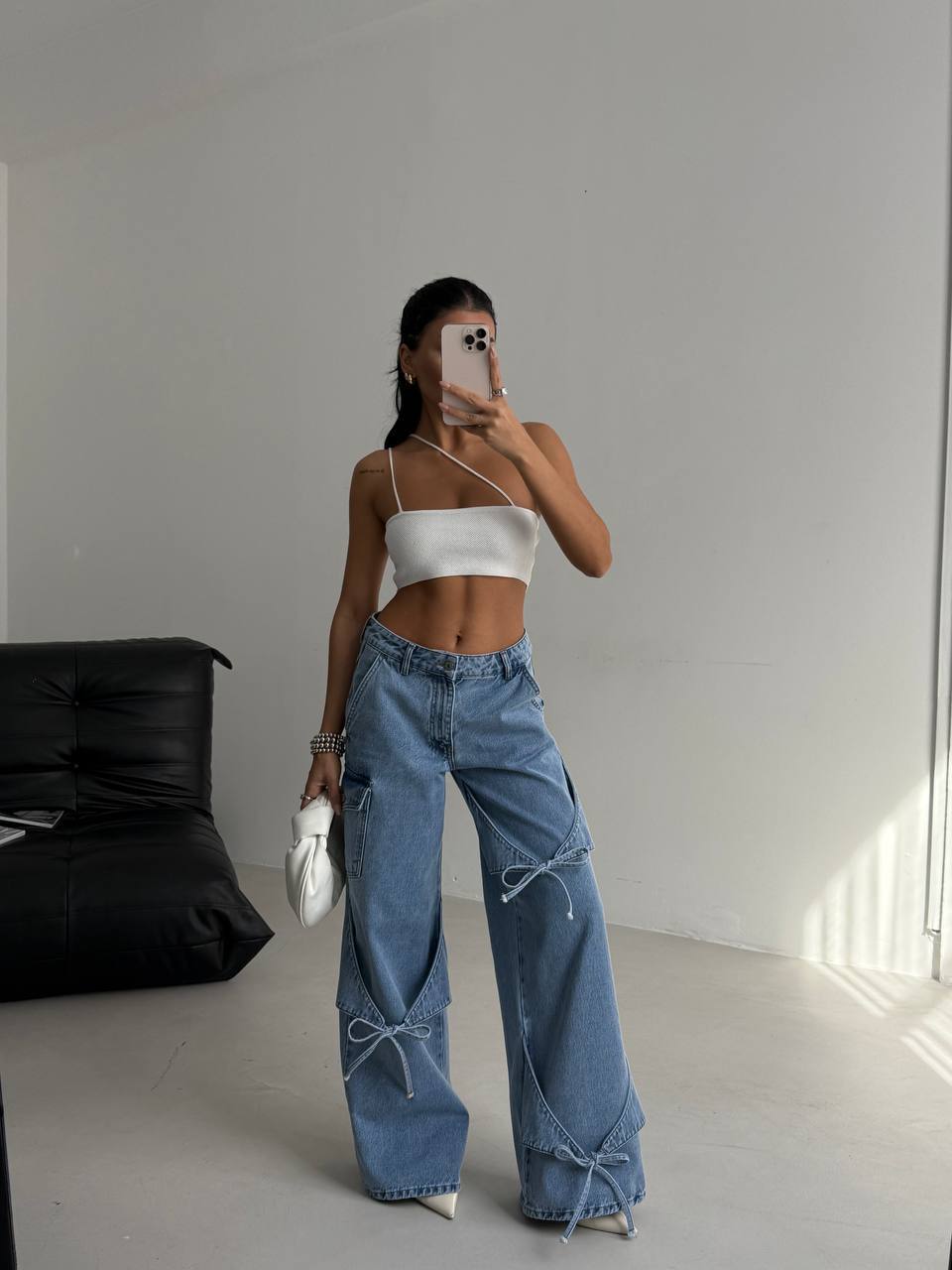 The Willow Jean – Black & Blue