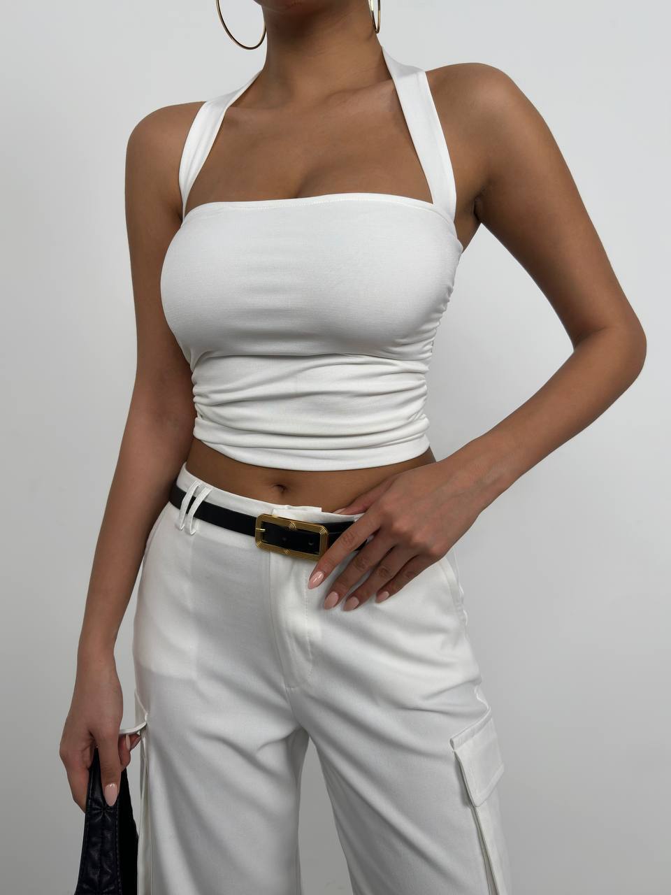 The Column Halter Top