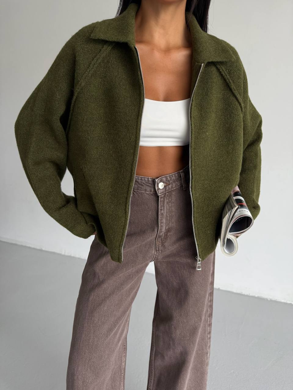 The Sylva Sweater - Forest Green