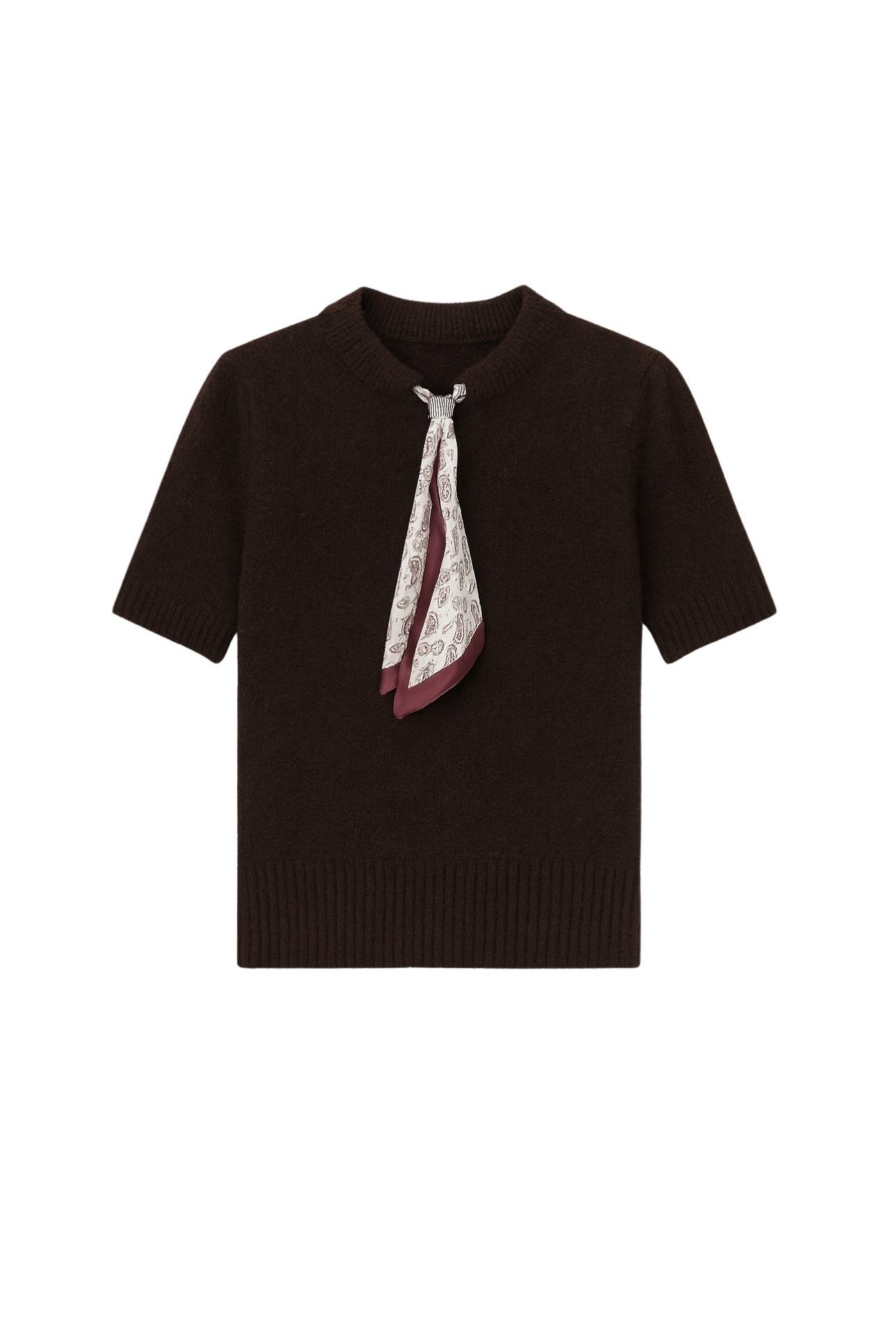 The Signature Tie Knit Blouse