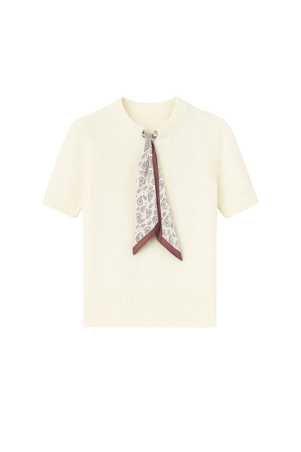 The Signature Tie Knit Blouse