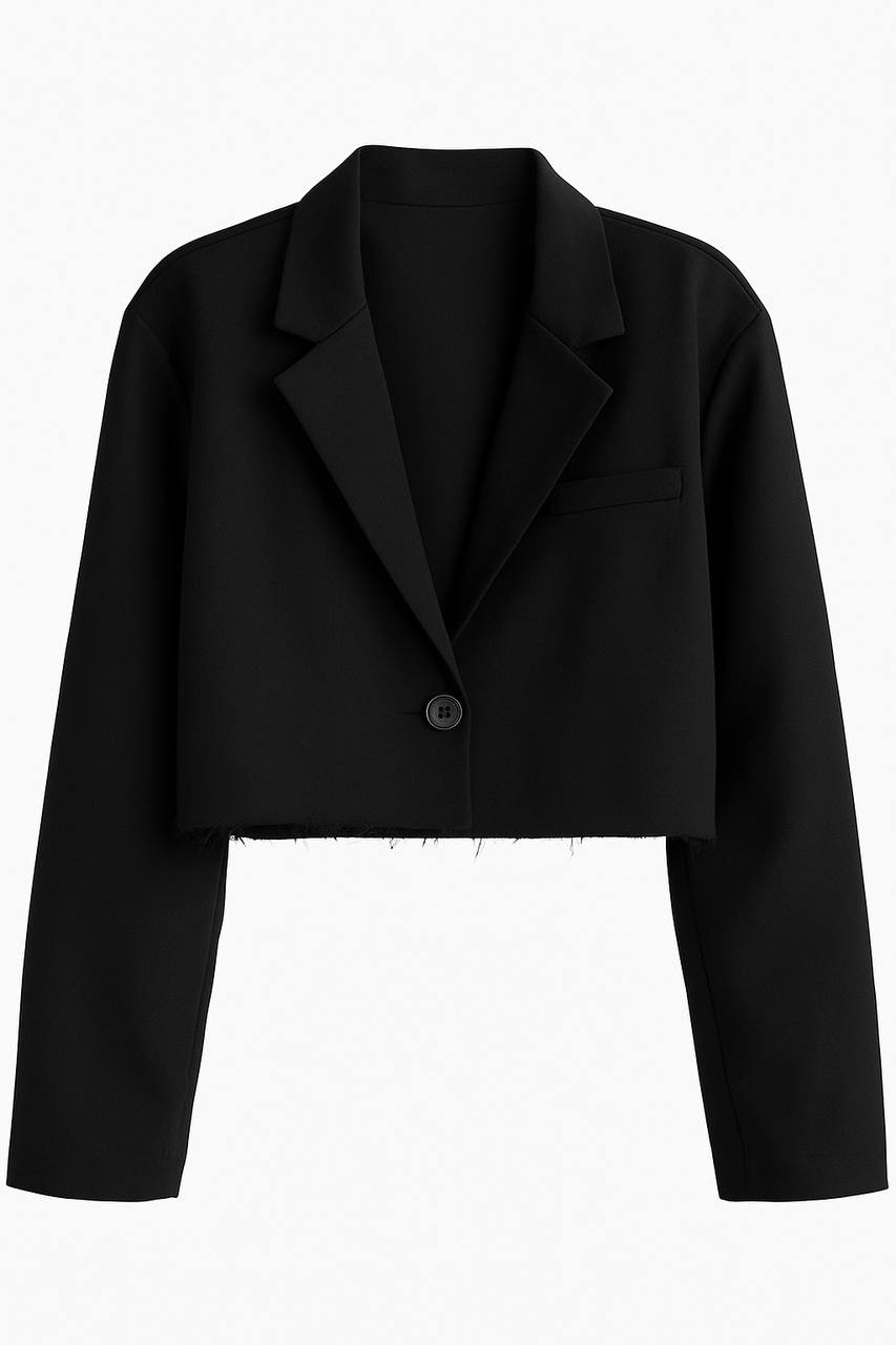 The Frame Crop Blazer