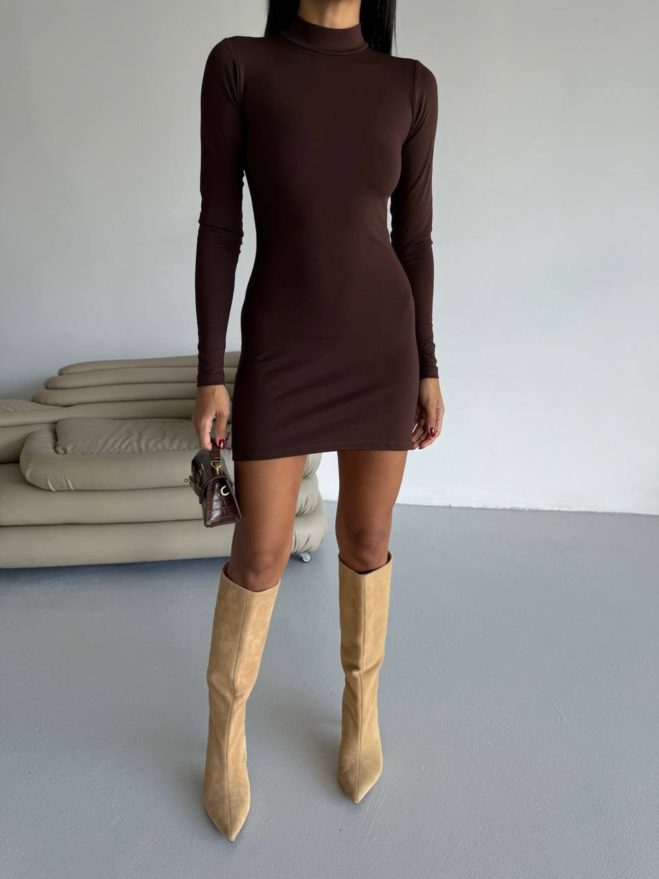 The Poise Mini (Cocoa & Burgundy)